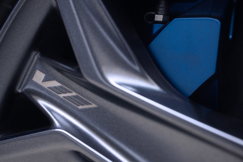 Close-up of the 2026 OPTIQ-V Brembo Performance Front Brakes | Ross Downing Cadillac in HAMMOND LA